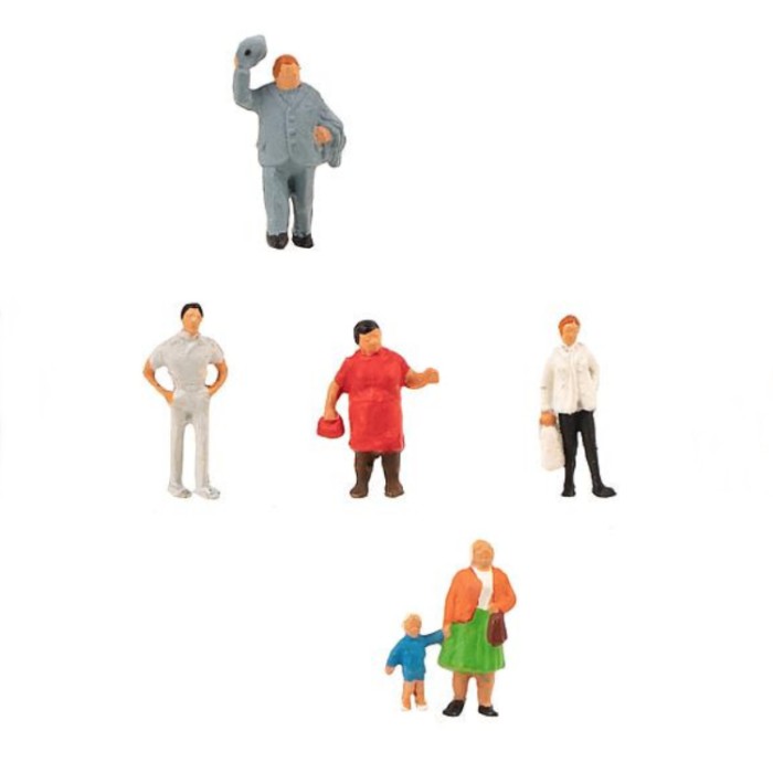 Town people  N gauge from Faller