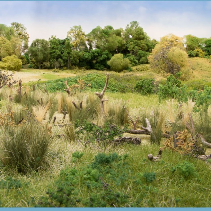 Field Grass Medium Green Woodland Scenics FG174