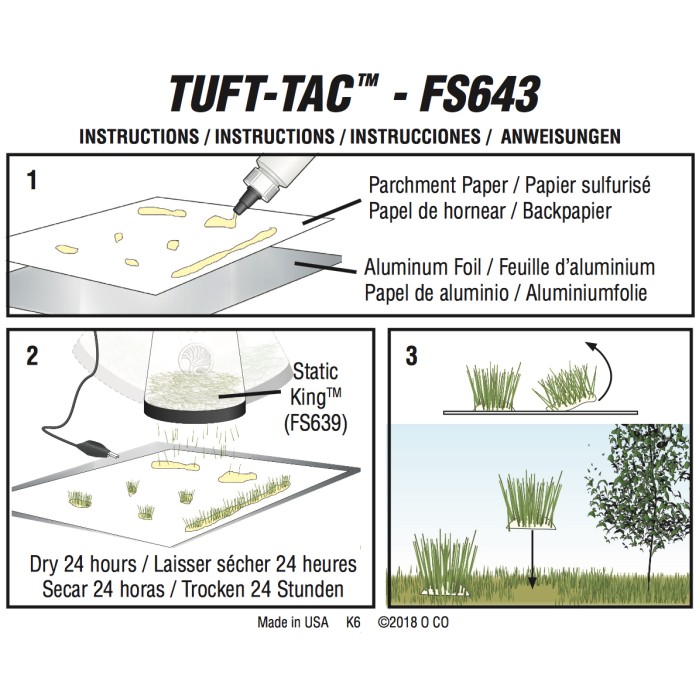Tuft Tac Grass Tuft adhesive Woodland Scenics FS643 Tuft Tac Grass Tuft adhesive Woodland Scenics FS643