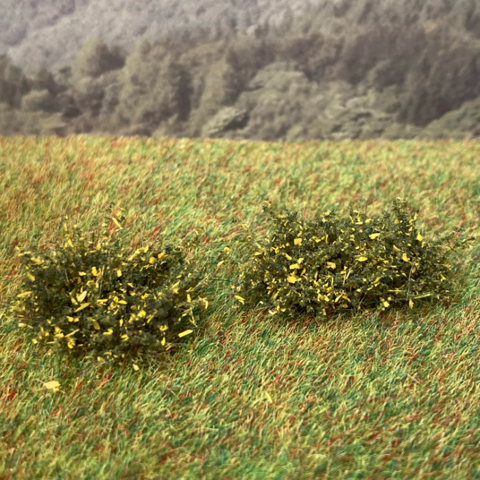 Gorse Flowering Random Shaped Self Adhesive Tufts Gorse Flowering Random Shaped Self Adhesive Tufts