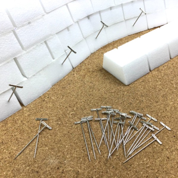 T Pins Modelling holding Pins
