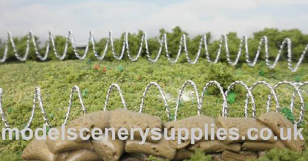 Model wargame barbed wire