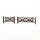 Wooden Five Bar Farm Field Gates N gauge