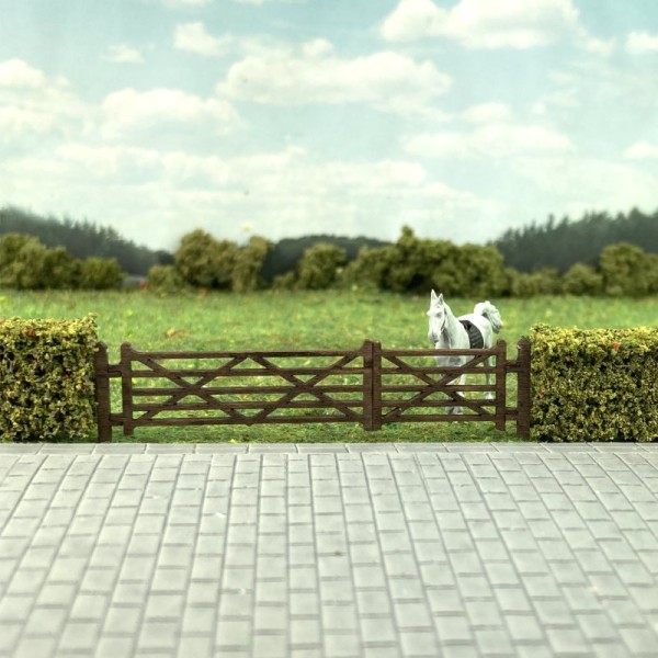 Wooden Five Bar Farm Field Gates N gauge Wooden Five Bar Farm Field Gates N gauge