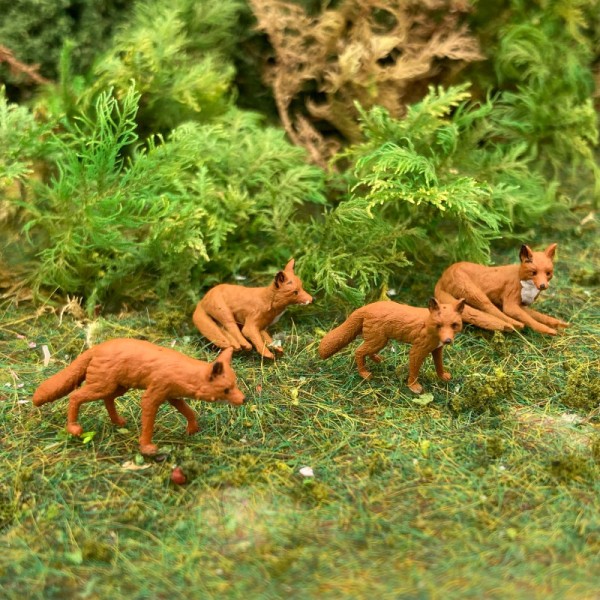 Foxes 4 set