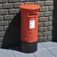 Post box or Letter Box O gauge GM731 Post box or Letter Box O gauge GM731