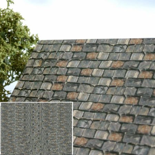 Old Slate Roof 1:32  