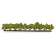 Tree Hedging N gauge Small Trees Z gauge Heki 1183 Tree Hedging N gauge Small Trees Z gauge Heki 1183