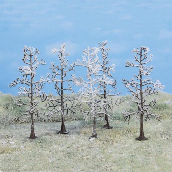 Winter Frosted Trees 100mm Tall