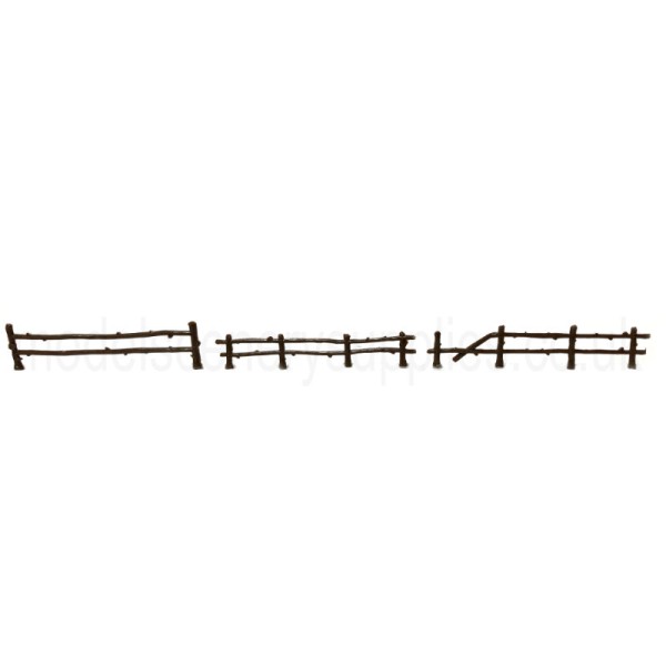 Wooden Rustic Fence Heki 3135