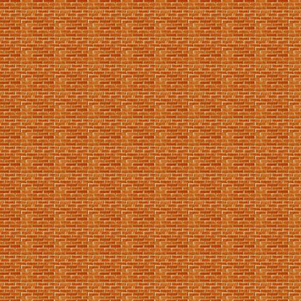 Self-Adhesive Building Paper Modern Red Brick O gauge 