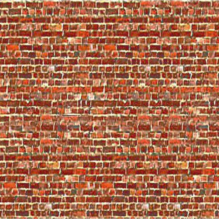 Self-Adhesive Building Paper Dark Old Red Brick O gauge Self-Adhesive Building Paper Dark Old Red Brick O gauge