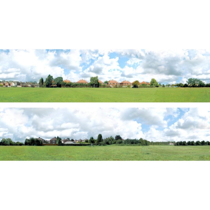 Backscene Into the town 106C OO 15 inch tall Self Adhesive
