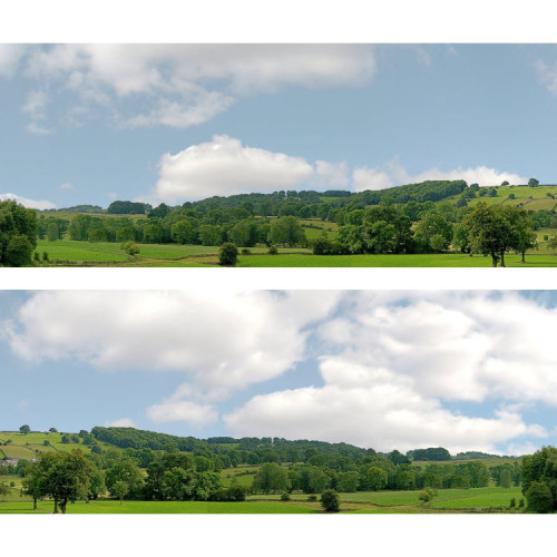 model railway Backscenes