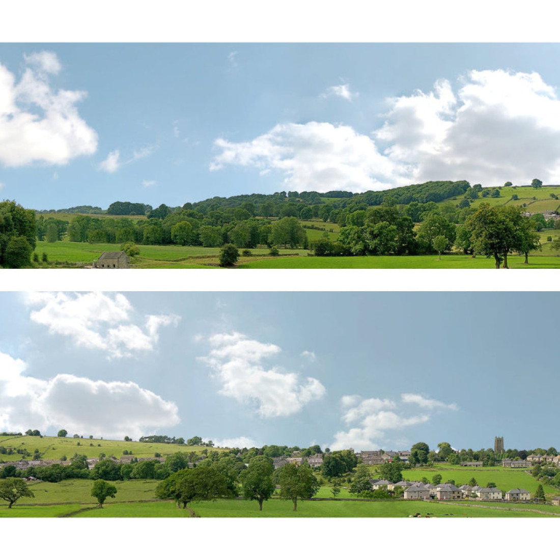 Model Railway BACKSCENE Village 202B OO