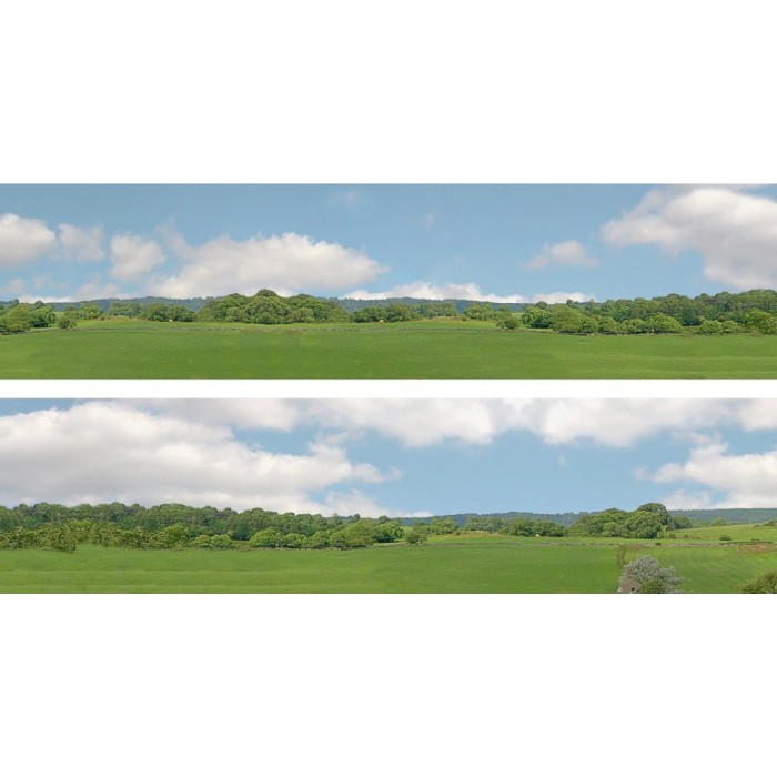 Backscene Village Long 202D OO 15 inch tall Backscene Village Long 202D OO 15 inch tall