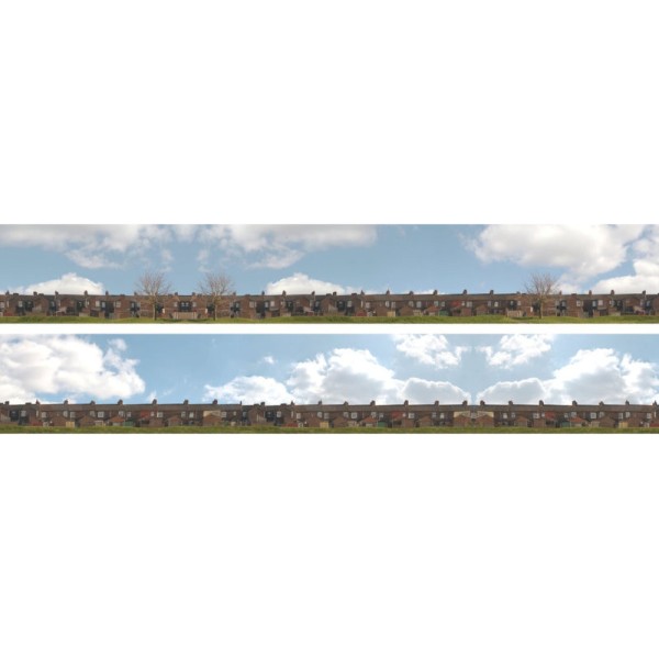 Backscene Terraced Backs 401 N gauge Self Adhesive