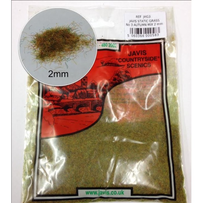 Static Grass Autumn Mix 2mm Javis JHG3 Static Grass Autumn Mix 2mm Javis JHG3