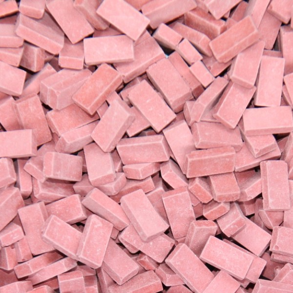 Model Building Bricks By Juweela Light Red  1:12 Scale Juweela 12004