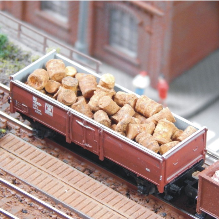 Rusty Old Drums or barrels N gauge Juweela 21612 Rusty Old Drums or barrels N gauge Juweela 21612