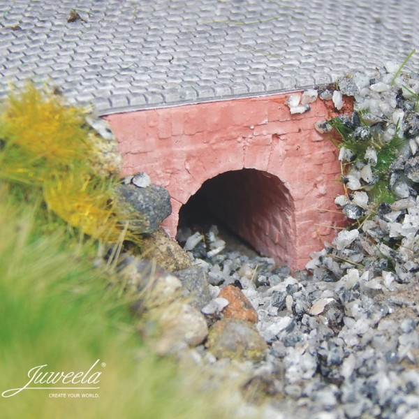 Culvert Red brick OO Small