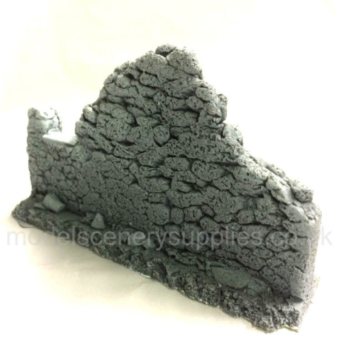28mm Battle Zone Straight Damaged Wall 28mm Battle Zone Straight Damaged Wall