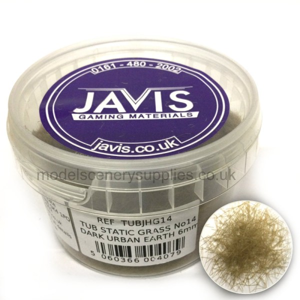 Static Grass Hairy Grass Dark Urban Earth 6mm Javis TUBJHG14