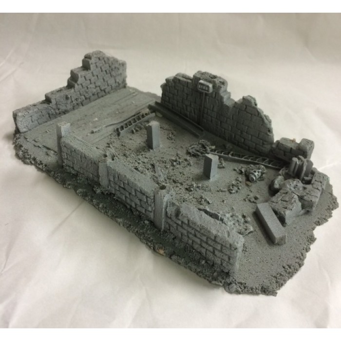 28mm Battle Zone Derelict Building Type 15 28mm Battle Zone Derelict Building Type 15