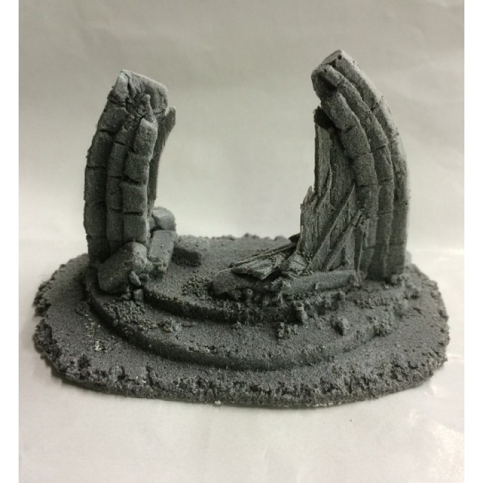 28mm Battle Zone Damage Church Arch