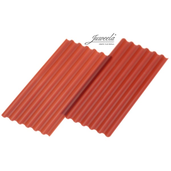 Corrugated Roofing Sheets Red 1:32 by Juweela