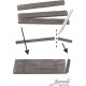 Wooden Sleeper Retaining Wall or Platform Edge OO Wooden Sleeper Retaining Wall or Platform Edge OO