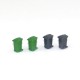 Wheelie Bins Domestic N gauge Wheelie Bins Domestic N gauge
