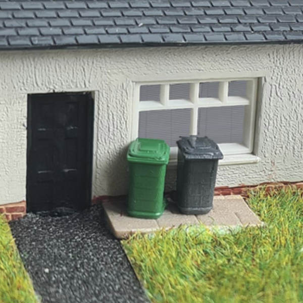 Wheelie Bins Domestic N gauge