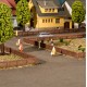 Wooden Fence with gates N gauge Wooden Fence with gates N gauge
