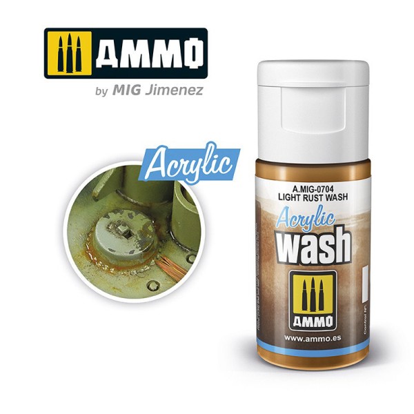 Acrylic Wash Light Rust A.MIG 0704