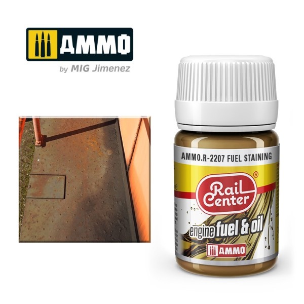 Fuel Staining Weathering Wash Rail Center AMMO.R-2207