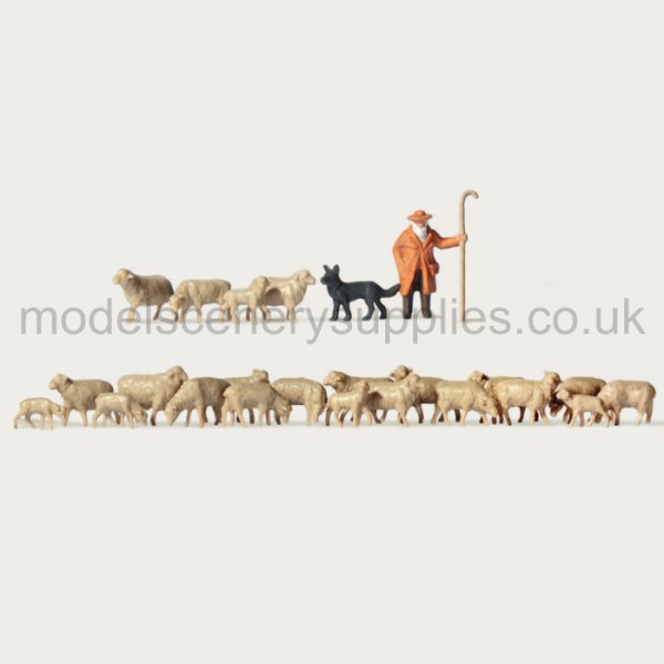 Shepherd and sheep  OO