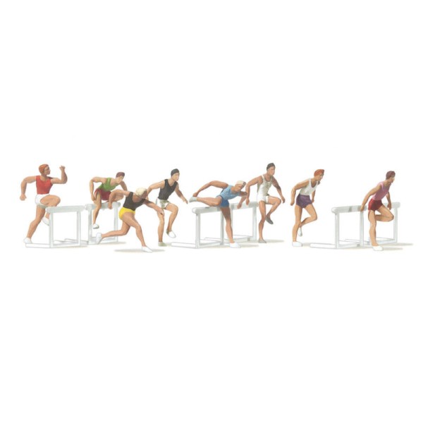 Men Running Hurdles OO