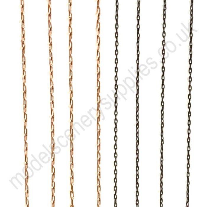 Fine Chain 1.5 and 2mm total 800mm long