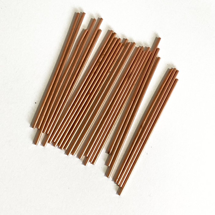 Round Copper Tube 2mm off cuts Round Copper Tube 2mm off cuts