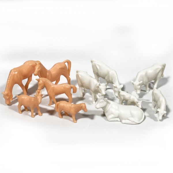 Farm Animals Unpainted O Gauge