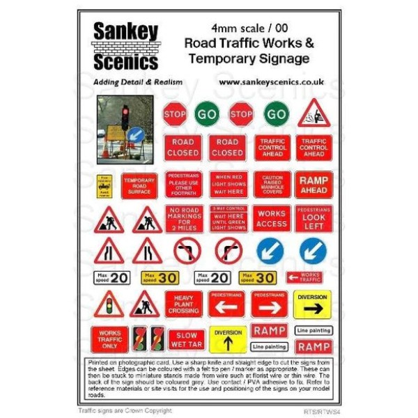 Road Works and Temporary Signage Modern OO
