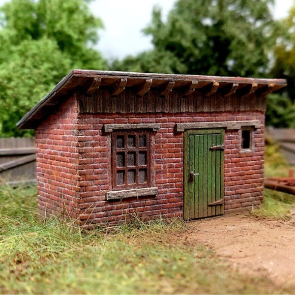 Brick Shed N gauge 96527