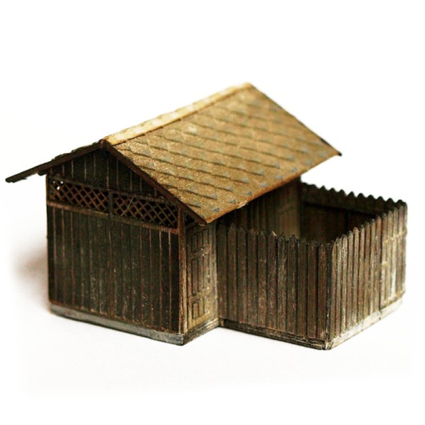 Wooden Public Toilet N gauge