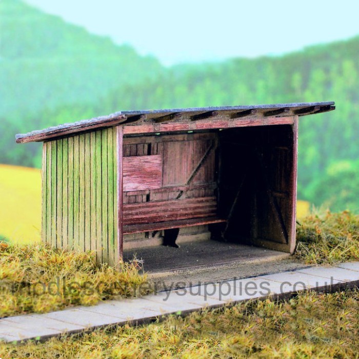 Bus Shelter wood built OO Bus Shelter wood built OO