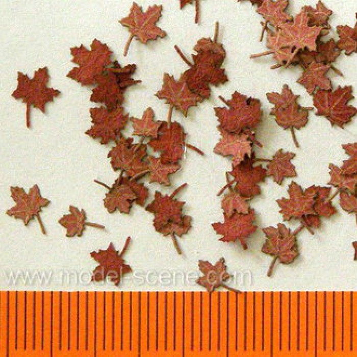 Scale Model Maple leaves 1:72 Red