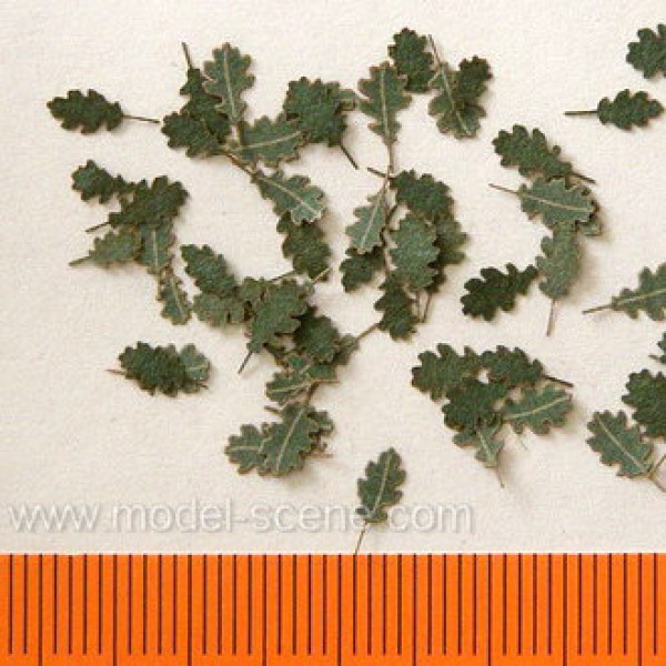 Scale Model Oak Leaves 1:72 Green