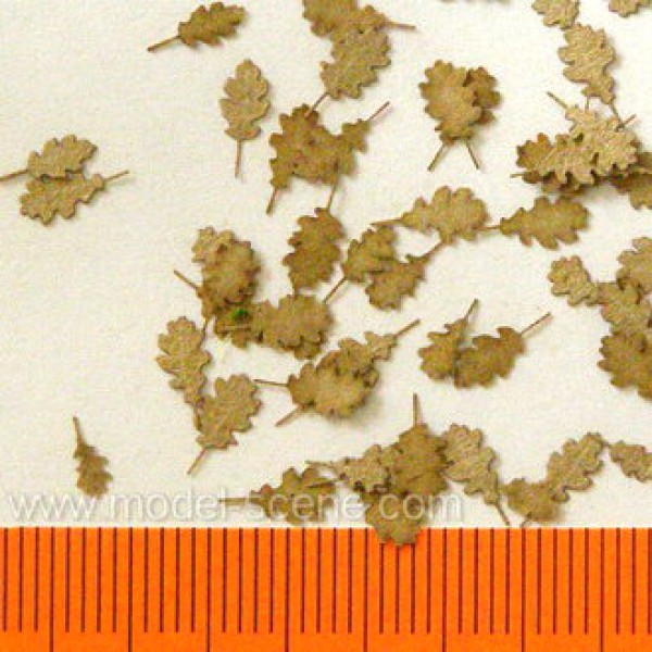 Scale Model Oak Leaves 1:45 Yellow