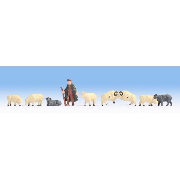 Shepherd and sheep OO  By Noch