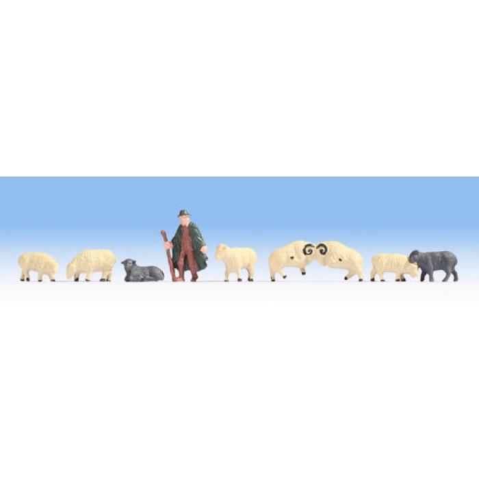 Shepherd and sheep OO  By Noch